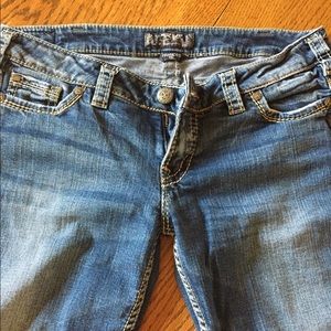 Silver jeans